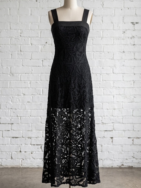 Anthropologie Dresses & Skirts - Anthropologie Ciebon Krystina Aquatic Crochet Maxi Dress